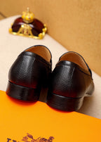 HM Men's Loafer Black Cowhide 616500