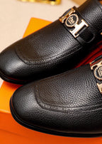 HM Men's Loafer Black Cowhide 616500