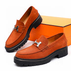 HM Men's Loafer Orange Suede 616530