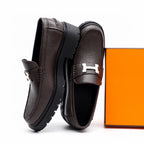 HM Men's Loafer Dark Brown Cowhide 616532