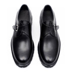 HM Men's Loafer  Black Calfskin 616537