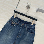 Prada Denim Short Blue cotton