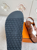 HM Heracles Sandals Brown Calfskin 291451