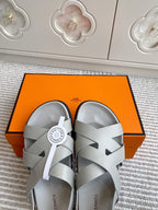 HM Heracles Sandals Ivory Calfskin 291454