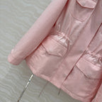 LP 25 Stand-up Collar Jacket Pink Linen 265162