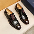 CD Derby Shoe Black Mix Brown Patent Leather 638974