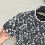 Fendi Knitted Top Dark Gray Cotton Viscose