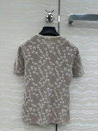 Fendi Knitted Top White Beige Cotton Viscose