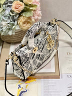 CD Paris White 26 Lady D-Joy Bag Canvas 336639