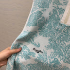 CD Dress Light Blue Viscose Polyester