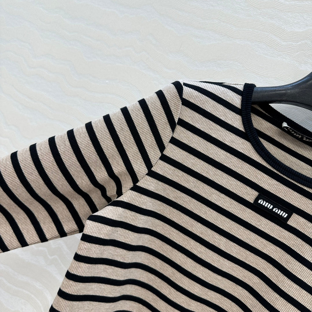 Miu Miu 25 Sweater Stripes Cotton