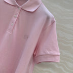 Loewe Polo T-shirt Pink Polyester