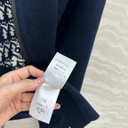 CD 25 Double-Sided Cardigan Navy Blue Cashmere