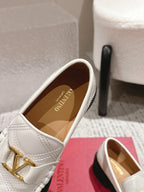 VT Vlogo Loafer White Patent Leather