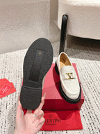 VT Vlogo Loafer White Patent Leather