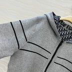 CD Hooded Jacket Grey Wool Cashmere