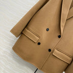 Prada 25 Blazer Camel Wool