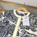 CD 25 Sauvage Print Short Jacket 296209
