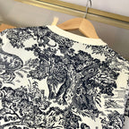 CD 25 Sauvage Print Short Jacket 296209