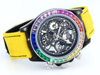 Rolex Daytona 43mm Black Yellow Diamond
