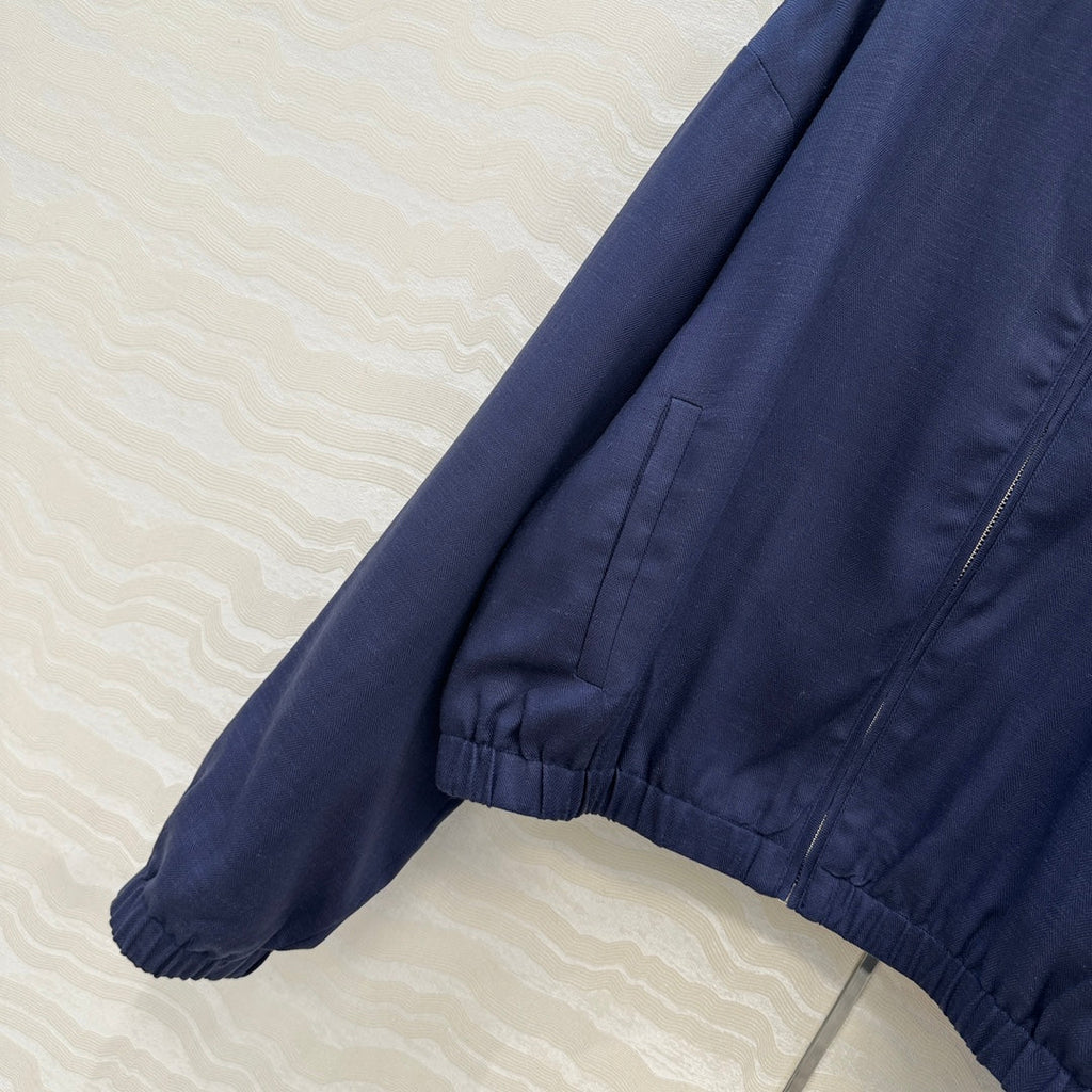 LP 25  Jacket Blue Tencel Linen 293153