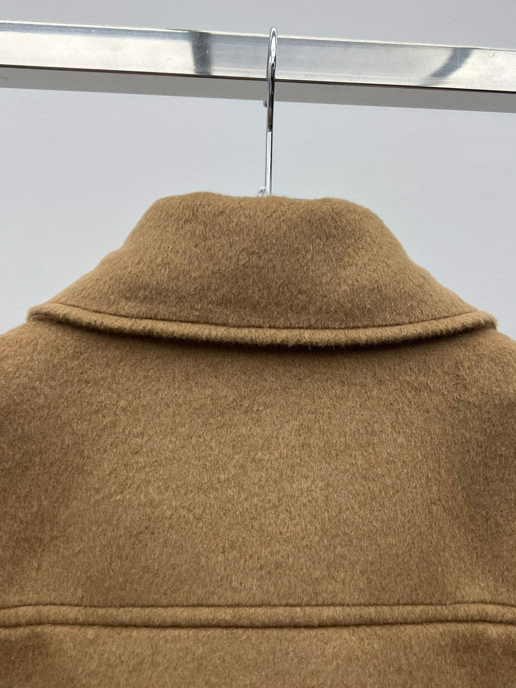 Miu Miu 25 Jacket Camel Wool Cotton