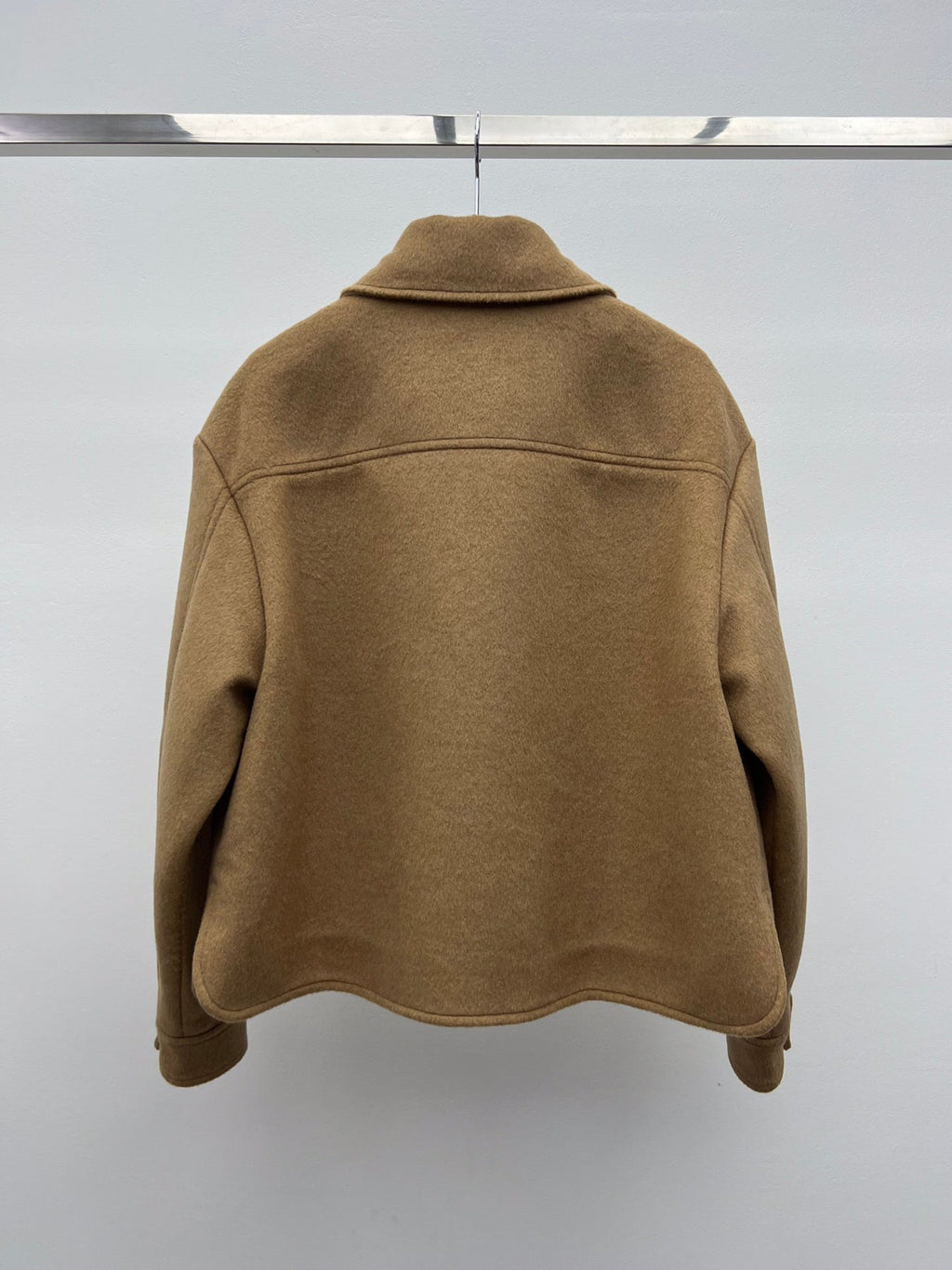 Miu Miu 25 Jacket Camel Wool Cotton