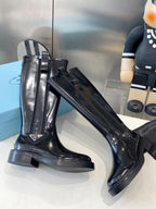 PRA high boots black patent leather 479031