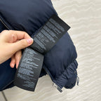 Miu Miu 25 Down Jackets Navy Blue Polyester 304425