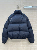 Miu Miu 25 Down Jackets Navy Blue Polyester 304425