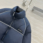 Miu Miu 25 Down Jackets Navy Blue Polyester 304425