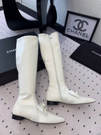 CC 25 Bow-knot Boot White Sheepskin 514068