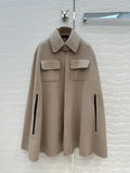 LP 25 Gilda Cape Light Beige Cashmere Wool 314023