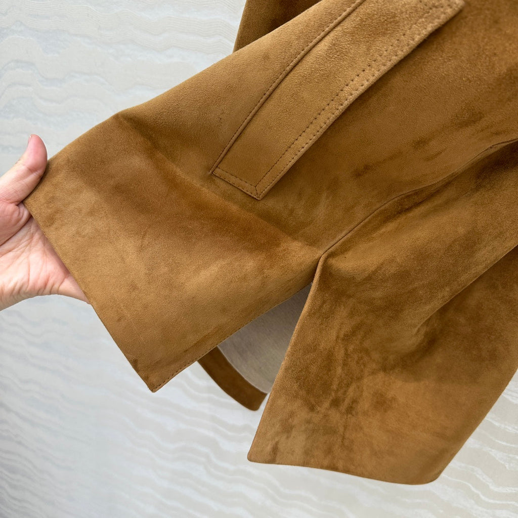 LP 25 Jacket Camel Suede Fabric 314020