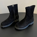 The Row 2025 Boot Black Suede 561644
