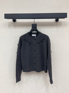 CC 26 Wool Cardigan With Small Bow 331297