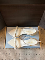 PRA 26S High-Heeled Sandals 60 White Cowhide 627447
