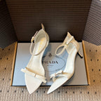 PRA 26S High-Heeled Sandals 60 White Cowhide 627447