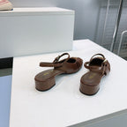 PRA 26S Slingback Flats Brown Sheepskin 628701