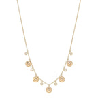 ROSE VENTS 5 MOTIF NECKLACE