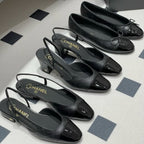 CC 25P Black Quilted Calfskin