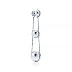 TRIPLE DROP SILVER EARRINGS