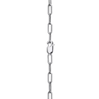 LOCK NECKLACE MEDIUM PENDANT SILVER PAVED DIAMONDS