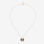 CHANCE INFINIE LUCKY MEDALS PINK GOLD NECKLACE