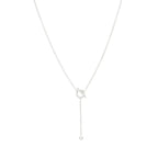 FINESSE SILVER DIAMOND NECKLACE