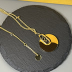 O'LOCK GOLD NECKLACE