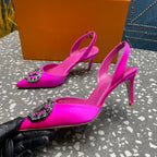 LV MET SLINGBACK PUMP PINK