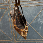 LV MET SLINGBACK BALLERINA MONOGRAM