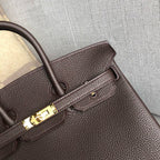 HM BIRKIN 25CM CAFE TOGO LEATHER GOLD HARDWARE