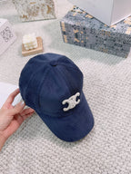 Celin Cap Blue Velvet